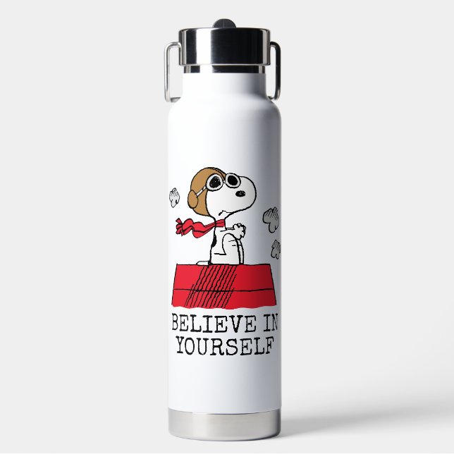 Erdnüsse | Snoopy the Flying Ace Trinkflasche (Vorderseite)
