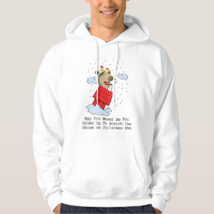 Erdnüsse   Snoopy the Flying Ace zu Weihnachten Hoodie