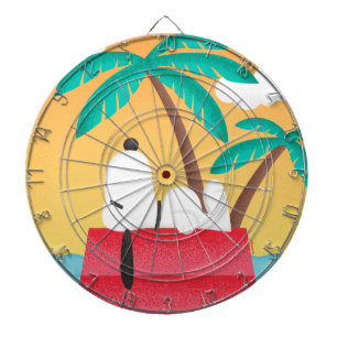 Erdnüsse Snoopy Tropical Deco Träume Dartscheibe