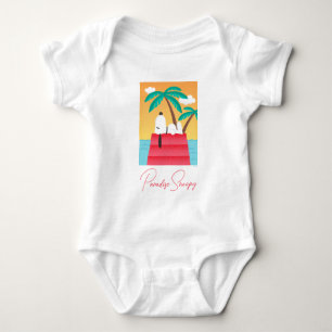 Erdnüsse   Snoopy Tropical Deko Dreams Baby Strampler