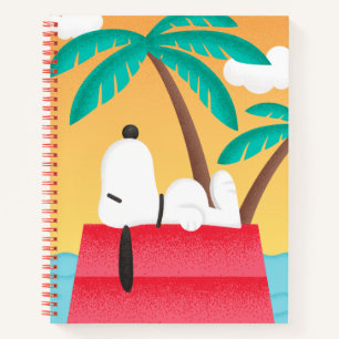 Erdnüsse   Snoopy Tropical Deko Dreams Notizbuch