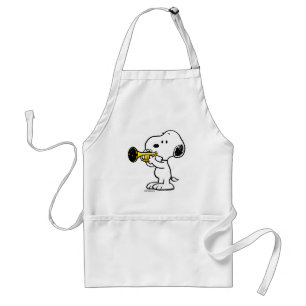 Erdnüsse Snoopy Trumpet Player Schürze