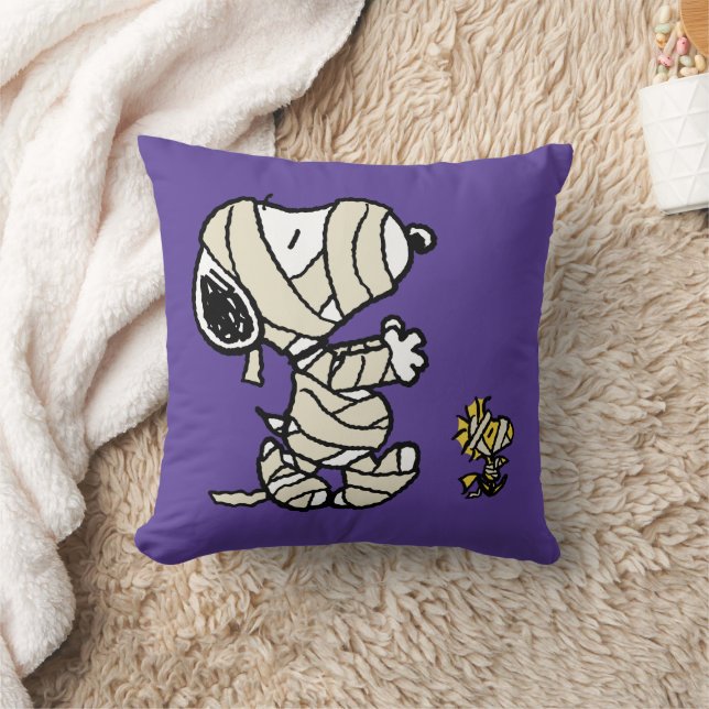 Erdnüsse | Snoopy und Waldmumies Kissen (Decke)