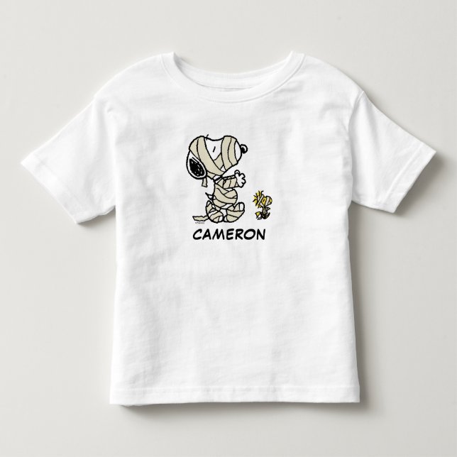 Erdnüsse | Snoopy und Waldmumies Kleinkind T-shirt (Vorderseite)
