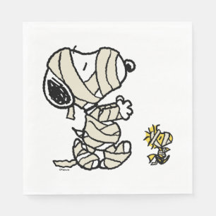 Erdnüsse   Snoopy und Waldmumies Serviette