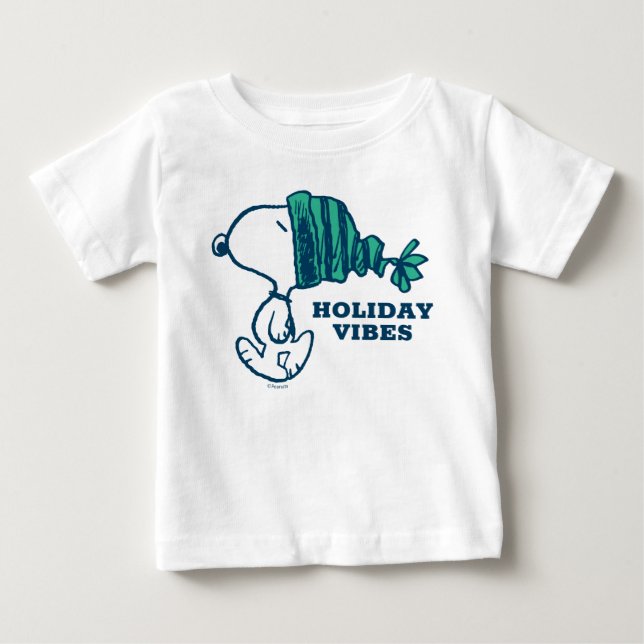 Erdnüsse | Snoopy Urlaub Glück Herz Baby T-shirt (Vorderseite)
