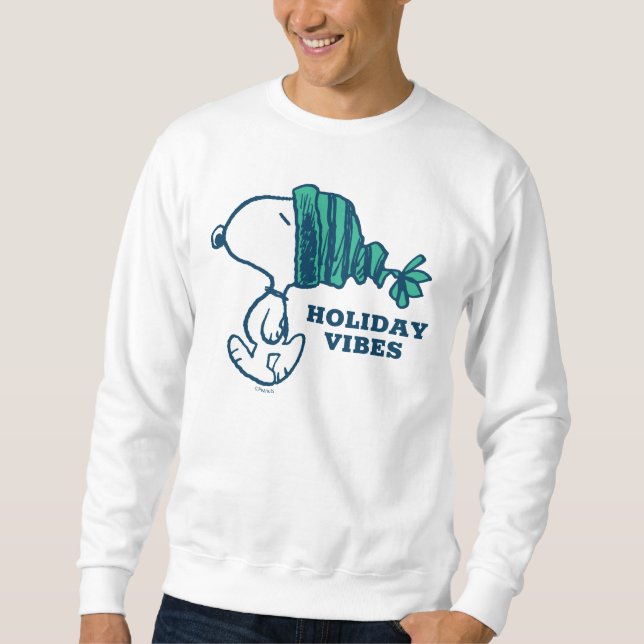 Erdnüsse | Snoopy Urlaub Glück Herz Sweatshirt (Vorderseite)
