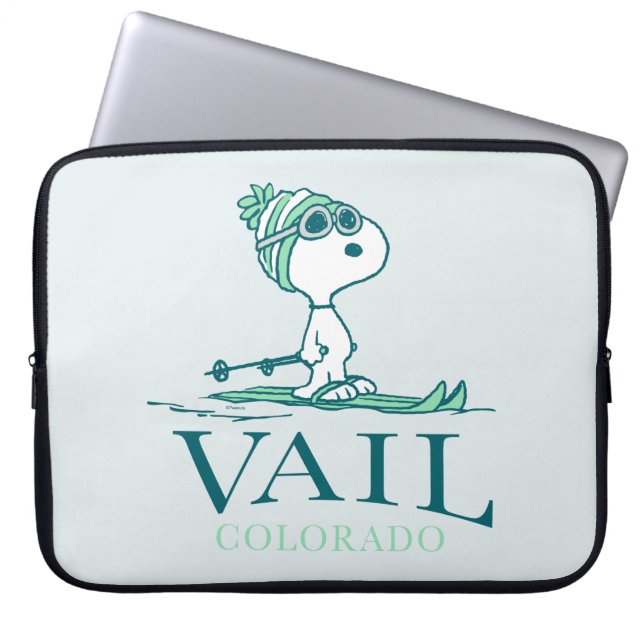 Erdnüsse | Snoopy Vail Colorado Laptopschutzhülle (Vorderseite)