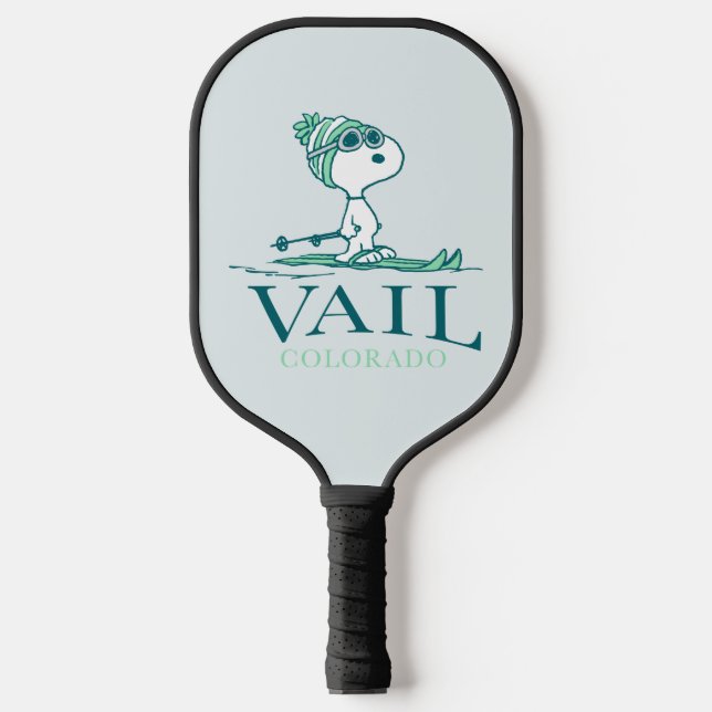 Erdnüsse | Snoopy Vail Colorado Pickleball Schläger (Vorderseite)