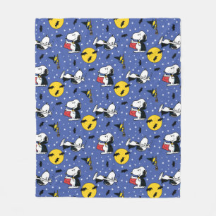 Erdnüsse Snoopy Vampire Muster Fleecedecke