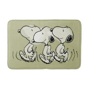 Erdnüsse   Snoopy Walking Tall Badematte