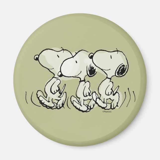 Erdnüsse | Snoopy Walking Tall Magnet (Vorne)