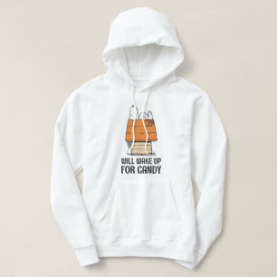 Erdnüsse   Snoopy Wecke auf Süßigkeiten Hoodie