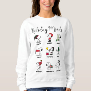 Erdnüsse   Snoopy Weihnachtsfeiertage Moods Sweatshirt
