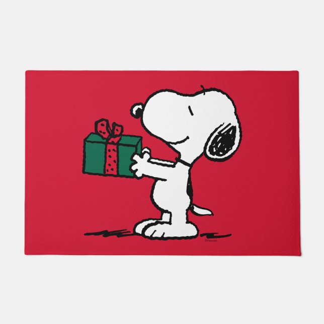 Erdnüsse | Snoopy Weihnachtsgeschenk Fußmatte (Vorderseite)