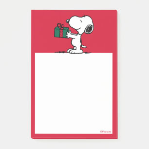 Erdnüsse Snoopy Weihnachtsgeschenk Post-it Klebezettel