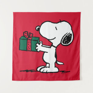 Erdnüsse Snoopy Weihnachtsgeschenk Wandteppich