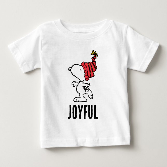 Erdnüsse | Snoopy Winter Beanie Cap Baby T-shirt (Vorderseite)
