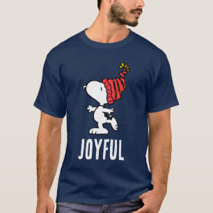 Erdnüsse Snoopy Winter Beanie Cap T-Shirt