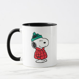 Erdnüsse Snoopy Winter Coat & Hat Tasse