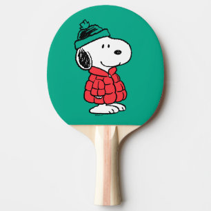Erdnüsse   Snoopy Winter Coat & Hat Tischtennis Schläger