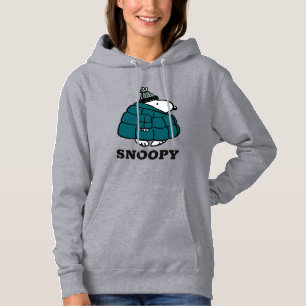 Erdnüsse   Snoopy Winter Puffer Jacket Hoodie