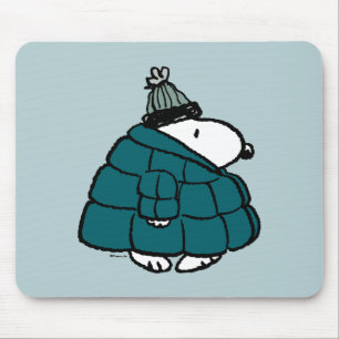 Erdnüsse   Snoopy Winter Puffer Jacket Mousepad