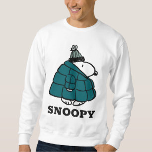 Erdnüsse   Snoopy Winter Puffer Jacket Sweatshirt