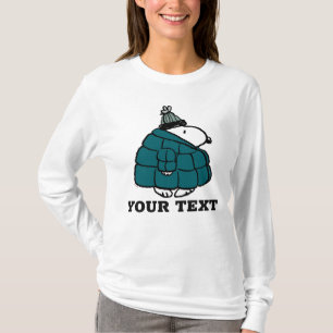 Erdnüsse Snoopy Winter Puffer Jacket T-Shirt