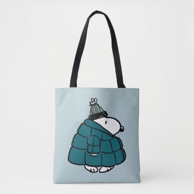 Erdnüsse | Snoopy Winter Puffer Jacket Tasche (Vorderseite)