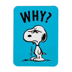 Erdnüsse Snoopy Wonders Warum? Magnet