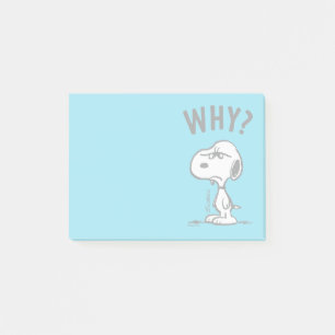 Erdnüsse Snoopy Wonders Warum? Post-it Klebezettel