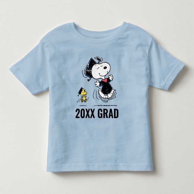 Erdnüsse | Snoopy & Woodstock Abschluss Kleinkind T-shirt (Vorderseite)