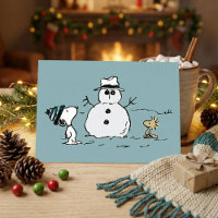 Erdnüsse | Snoopy & Woodstock Bau a Snowman