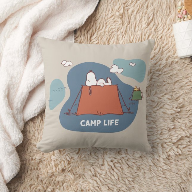 Erdnüsse | Snoopy & Woodstock Camp Life Kissen (Decke)