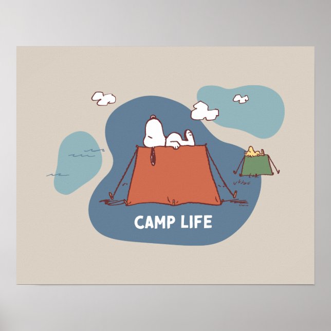 Erdnüsse | Snoopy & Woodstock Camp Life Poster (Vorne)