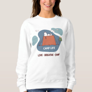 Erdnüsse   Snoopy & Woodstock Camp Life Sweatshirt