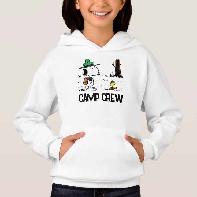 Erdnüsse | Snoopy & Woodstock Camping Hoodie (Vorderseite)