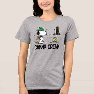 Erdnüsse   Snoopy & Woodstock Camping Tri-Blend Shirt