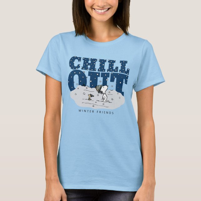 Erdnüsse | Snoopy & Woodstock Chill Out T-Shirt (Vorderseite)