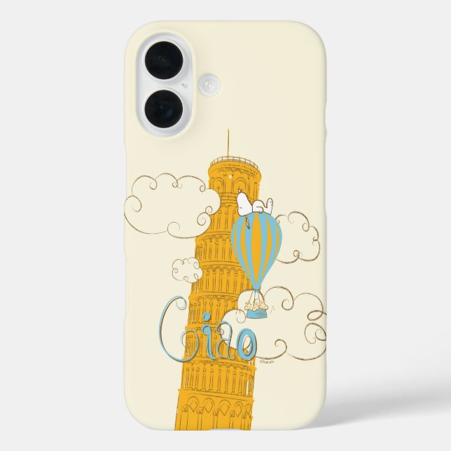 Erdnüsse | Snoopy & Woodstock Ciao iPhone 16 Hülle (Rückseite)
