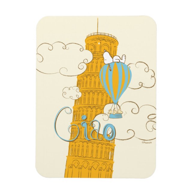 Erdnüsse | Snoopy & Woodstock Ciao Magnet (Vertikal)