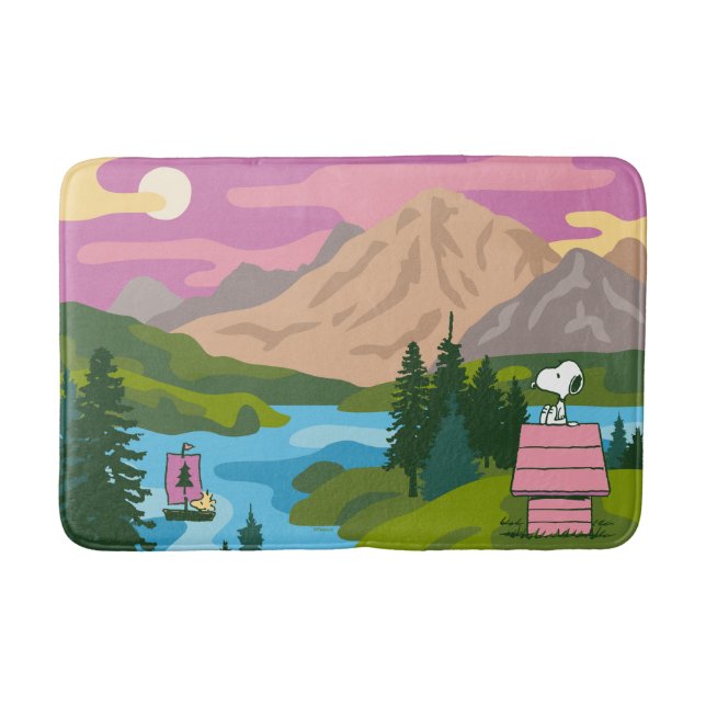 Erdnüsse | Snoopy & Woodstock Das große Outdoor Badematte (Vorderseite)