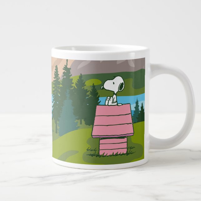 Erdnüsse | Snoopy & Woodstock Das große Outdoor Jumbo-Tasse (Rechts)