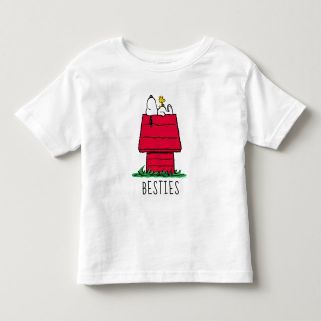 Erdnüsse | Snoopy & Woodstock Doghouse Kleinkind T-shirt (Vorderseite)