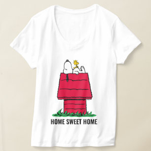 Erdnüsse   Snoopy & Woodstock Doghouse T-Shirt