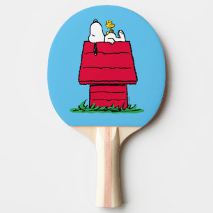 Erdnüsse Snoopy & Woodstock Doghouse Tischtennis Schläger