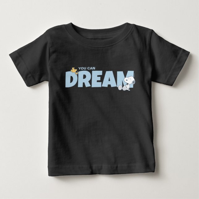 Erdnüsse | Snoopy & Woodstock Dream Baby T-shirt (Vorderseite)