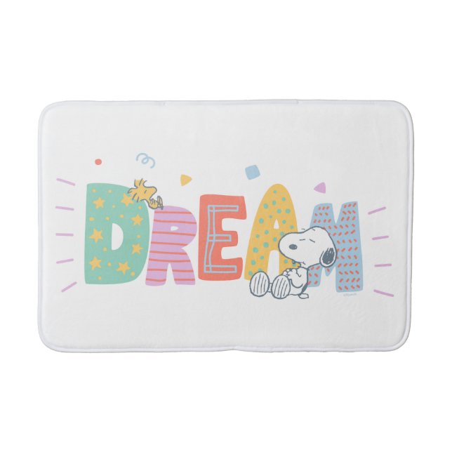 Erdnüsse | Snoopy & Woodstock Dream Badematte (Vorderseite)