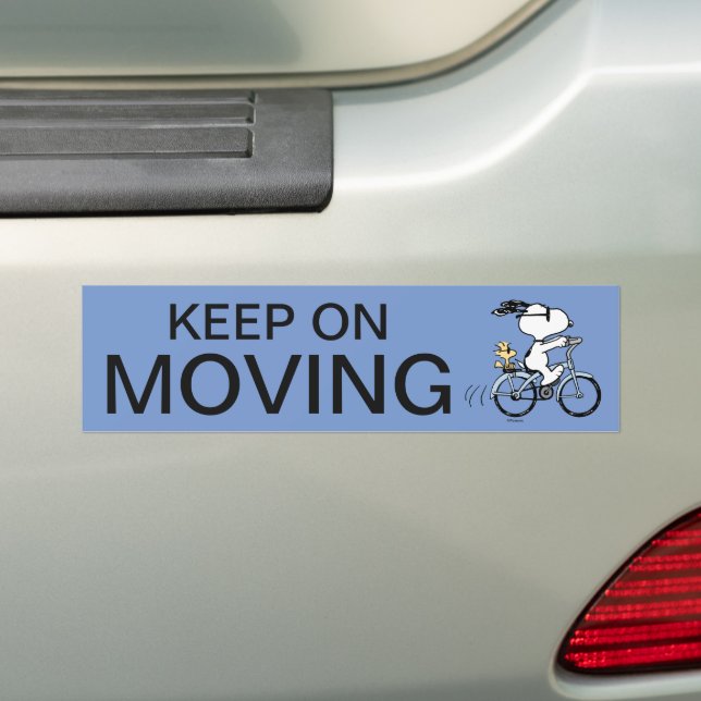Erdnüsse | Snoopy & Woodstock Fahrrad Autoaufkleber (Auf Auto)